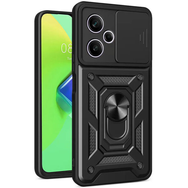 Ударостійкий чохол Camshield Serge Ring для Xiaomi Poco M6 Pro 5G