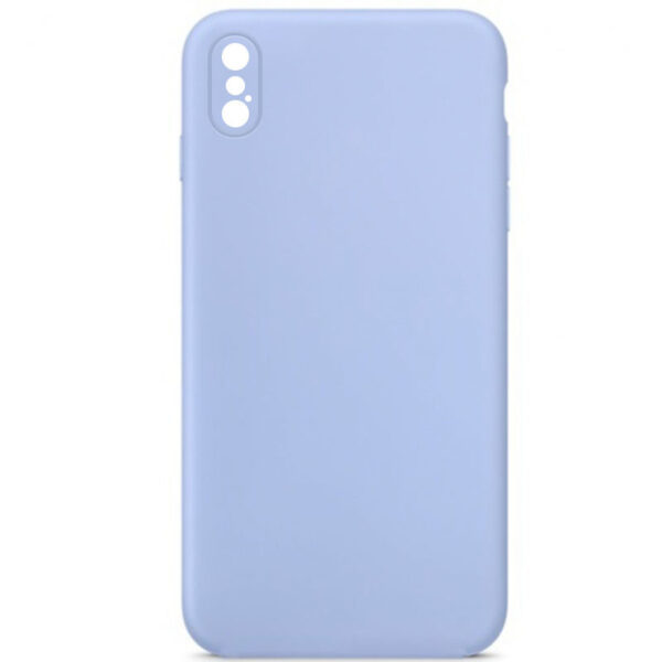Чохол Silicone Case Square Full Camera Protective (AA) NOLOGO для Apple iPhone X / XS (5.8")