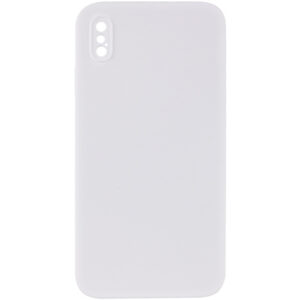 Silicone Case Square Full Camera Protective (AA) NOLOGO для Apple iPhone XS Max (6.5")