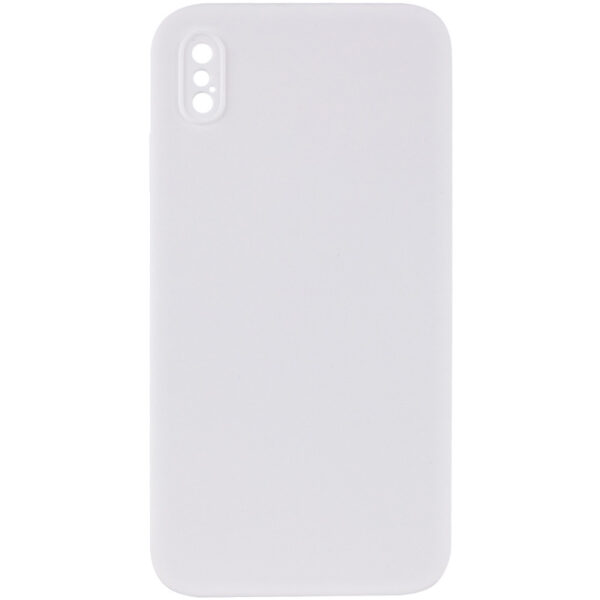Чохол Silicone Case Square Full Camera Protective (AA) NOLOGO для Apple iPhone XS Max (6.5")