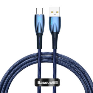 Дата кабель Baseus Glimmer Series Fast Charging Data Cable USB to Type-C 100W 2m (CADH00050)