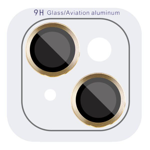 Захисне скло Metal Classic на камеру (у упак.) для Apple iPhone 15 (6.1") / 15 Plus (6.7")