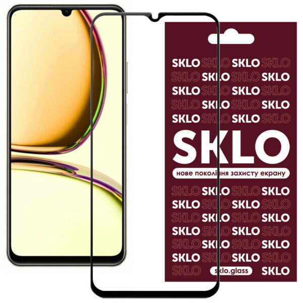 Захисне скло SKLO 3D для Realme C53 / C51 / C61 4G / C63 4G / Note 50 / 60 / 60x