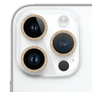 Захисне скло Metal Sparkles на камеру (у упак.) для Apple iPhone 15 Pro (6.1") /15 Pro Max (6.7")