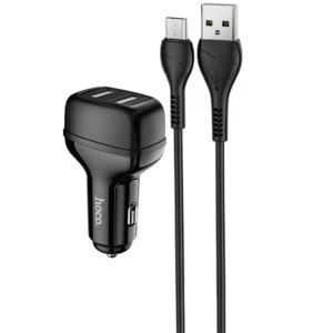 АЗП Hoco Z36 Leader 2.4A (2USB-A) + кабель USB to MicroUSB