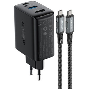 МЗП Acefast A17 PD65W GaN (1USB-A/1C/1HDMI) + кабель Type-C to Type-C