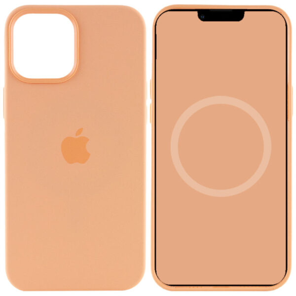 Чохол Silicone case (AAA) with Magsafe and Animation для Apple iPhone 12 Pro / 12 (6.1")