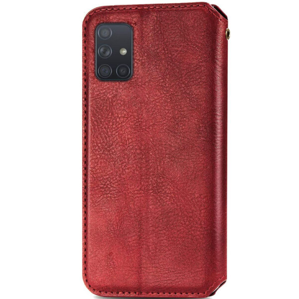 Шкіряний чохол-книжка GETMAN Cubic (PU) для Samsung Galaxy A51 - Зображення 2