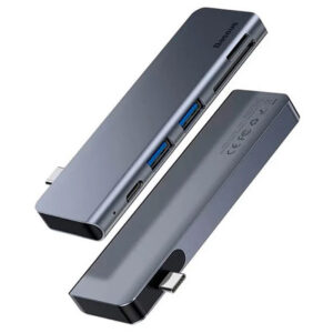 Перехідник Hub Baseus Harmonica 5-in-1 (CAHUB-K)