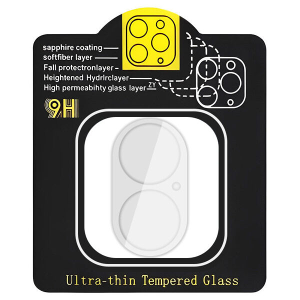 Захисне скло на камеру Full Block (тех.пак) для Apple iPhone 16 (6.1") / 16 Plus (6.7")