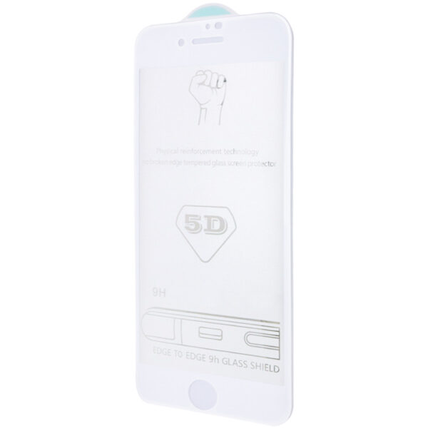 Захисне скло 5D Hard (full glue) (тех.пак) для Apple iPhone 6/6s (4.7")