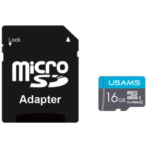 Карта пам'яті Usams US-ZB117 (TF High Speed Card) microSDHC Class 10 - 16GB (з адаптером)