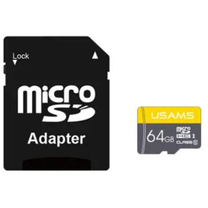 Карта пам'яті Usams US-ZB119 (TF High Speed Card) microSDHC Class 10 - 64GB (з адаптером)