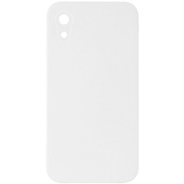 Чохол Silicone Case Square Full Camera Protective (AA) NOLOGO для Apple iPhone XR (6.1")