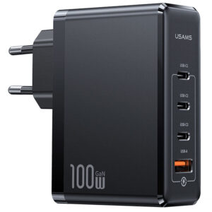 МЗП Usams US-CC163 T50 4 Ports GaN Fast Charger 100W (1USB-A/3C)