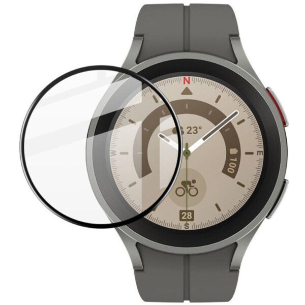 Полімерна плівка 3D (full glue) (тех.пак) для Samsung Galaxy Watch 5 Pro 45mm