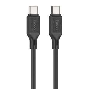 Дата кабель Hoco X90 Cool silicone Type-C to Type-C 60W (1m)