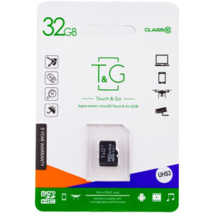 Карта пам'яті T&G (UHS-3) microSDHC Class 10 - 32GB (без адаптера)