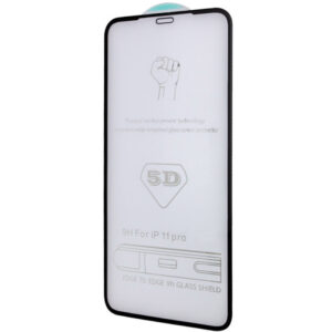 Захисне скло 5D Hard (full glue) (тех.пак) для Apple iPhone 11 Pro (5.8") / X / XS