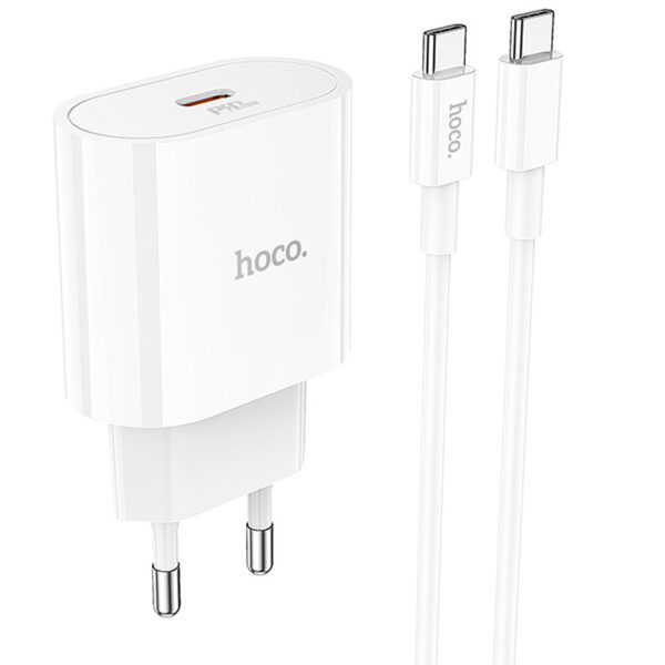 МЗП Hoco C94A Metro PD20W (1USB-C) + кабель Type-C to Type-C