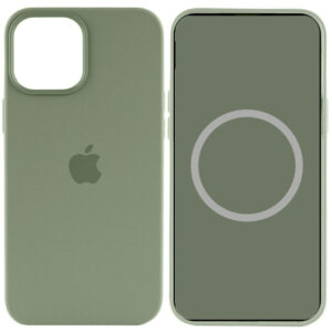 Чохол Silicone case (AAA) with Magsafe and Animation для Apple iPhone 15 Pro (6.1")