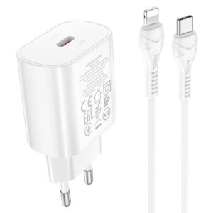 МЗП Hoco N22 Jetta PD25W (1USB-C) + кабель Type-C to Lightning