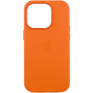 Шкіряний чохол Leather Case (AAA) with MagSafe and Animation для Apple iPhone 14 Pro Max (6.7")