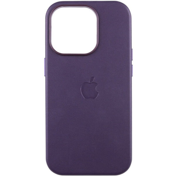 Шкіряний чохол Leather Case (AAA) with MagSafe and Animation для Apple iPhone 14 Pro Max (6.7")