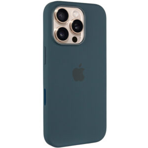Чохол Silicone case (AAA) with Magsafe and Animation (button) для Apple iPhone 16 Pro (6.3")