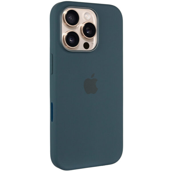 Чохол Silicone case (AAA) with Magsafe and Animation (button) для Apple iPhone 16 Pro (6.3")
