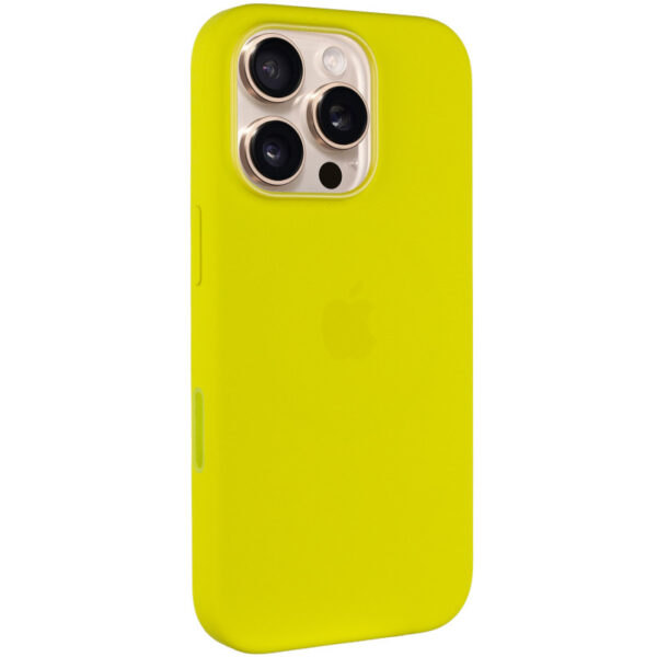 Чохол Silicone case (AAA) with Magsafe and Animation (button) для Apple iPhone 16 Pro Max (6.9")