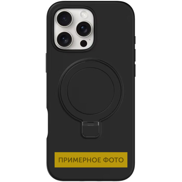 Чохол Silicone Case Full Protective NO LOGO with Ring для Apple iPhone 16e (6.1")