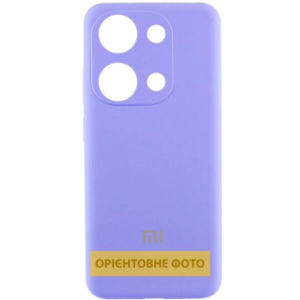 Чохол Silicone Cover Lakshmi Full Camera (AA) with logo для Xiaomi Redmi Note 14 4G (Europe version)
