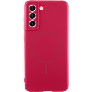 Чохол Silicone Cover Lakshmi Full Camera (AA) with MagFit для Samsung Galaxy S21 FE