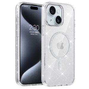 Чохол TPU Eclipse Sparkle (MagFit) для Apple iPhone 14 / 13 (6.1")
