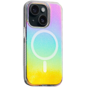 Чохол TPU Galaxy Sparkle (MagFit) для Apple iPhone 15 (6.1")