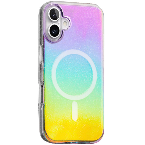 Чохол TPU Galaxy Sparkle (MagFit) для Apple iPhone 16 (6.1")