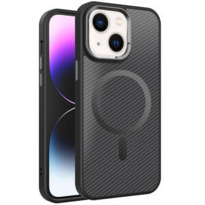 Чохол TPU+PC Carbon Mirage with MagSafe для Apple iPhone 15 (6.1")