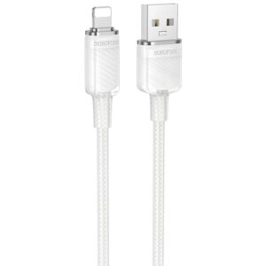 Дата кабель Borofone BU56 Succeed USB to Lightning 2.4A (1.2m)