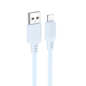 Дата кабель Borofone BX115 Lotto USB to Lightning 2.4A (1m)