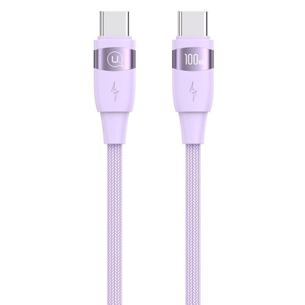 Дата кабель Usams US-SJ633 U85 Type-C to Type-C 100W (2m)