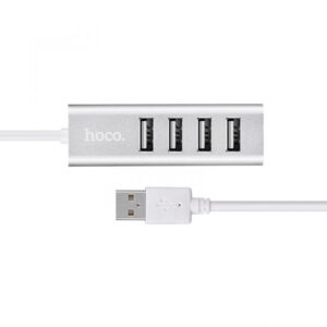 Перехідник HUB Hoco HB1 USB to USB 2.0 (4 port) (1m)