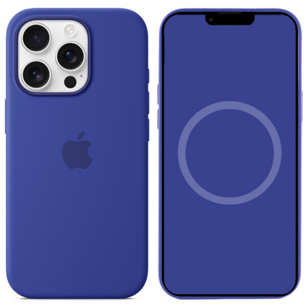 Чохол Silicone case (AAA) with Magsafe and Animation для Apple iPhone 16 Pro Max (6.9")