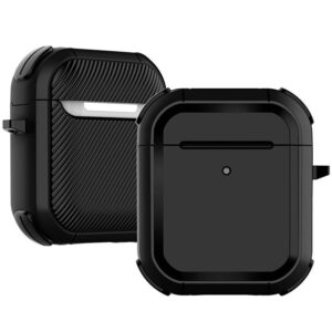 Футляр протиударний Black ed. для навушників Airpods 1/2