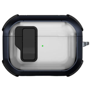 Футляр протиударний Locking Button для навушників Airpods Pro 2 / Pro