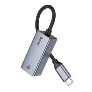 Інтернет адаптер Hoco UA37 1000 Mbps (Type-C to RJ45)