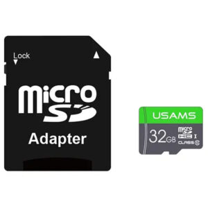 Карта пам'яті Usams US-ZB118 (TF High Speed Card) microSDHC Class 10 - 32GB (з адаптером)