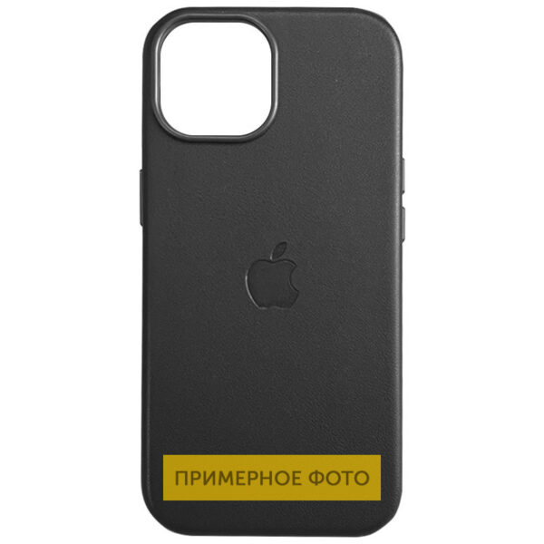 Шкіряний чохол Leather Case (AAA) with MagSafe для Apple iPhone 16e (6.1")