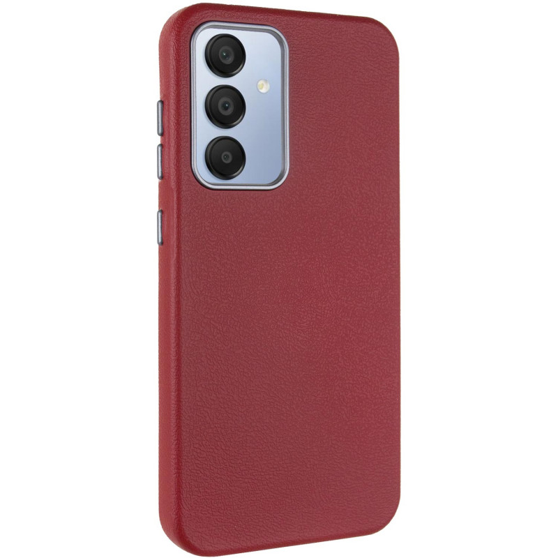 Шкіряний чохол Leather Case Metal Buttons для Samsung Galaxy S24 / S25