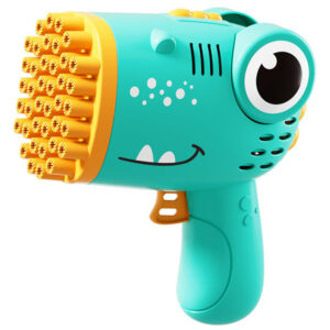 Пістолет для мильних бульбашок Dinosaur Bubble Gun з насадкою на 40 отворів 50ml